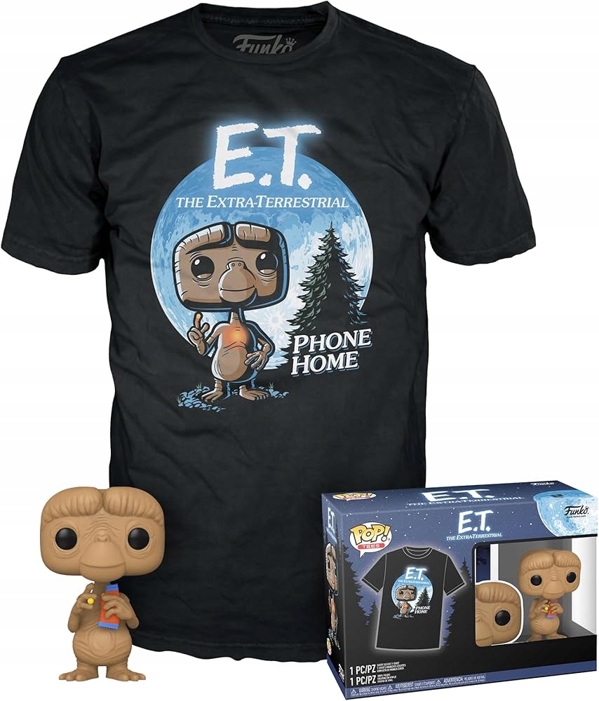 Zestaw kolekcjonerski Funko Pop! Tees E.t. 1266 Se T-shirt S