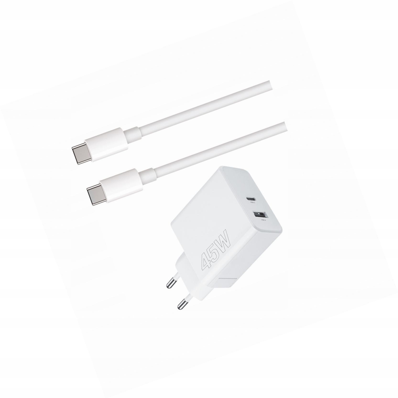 Szybka ładowarka 45W z długim kablem 2m 2 wejścia do Samsung A02S