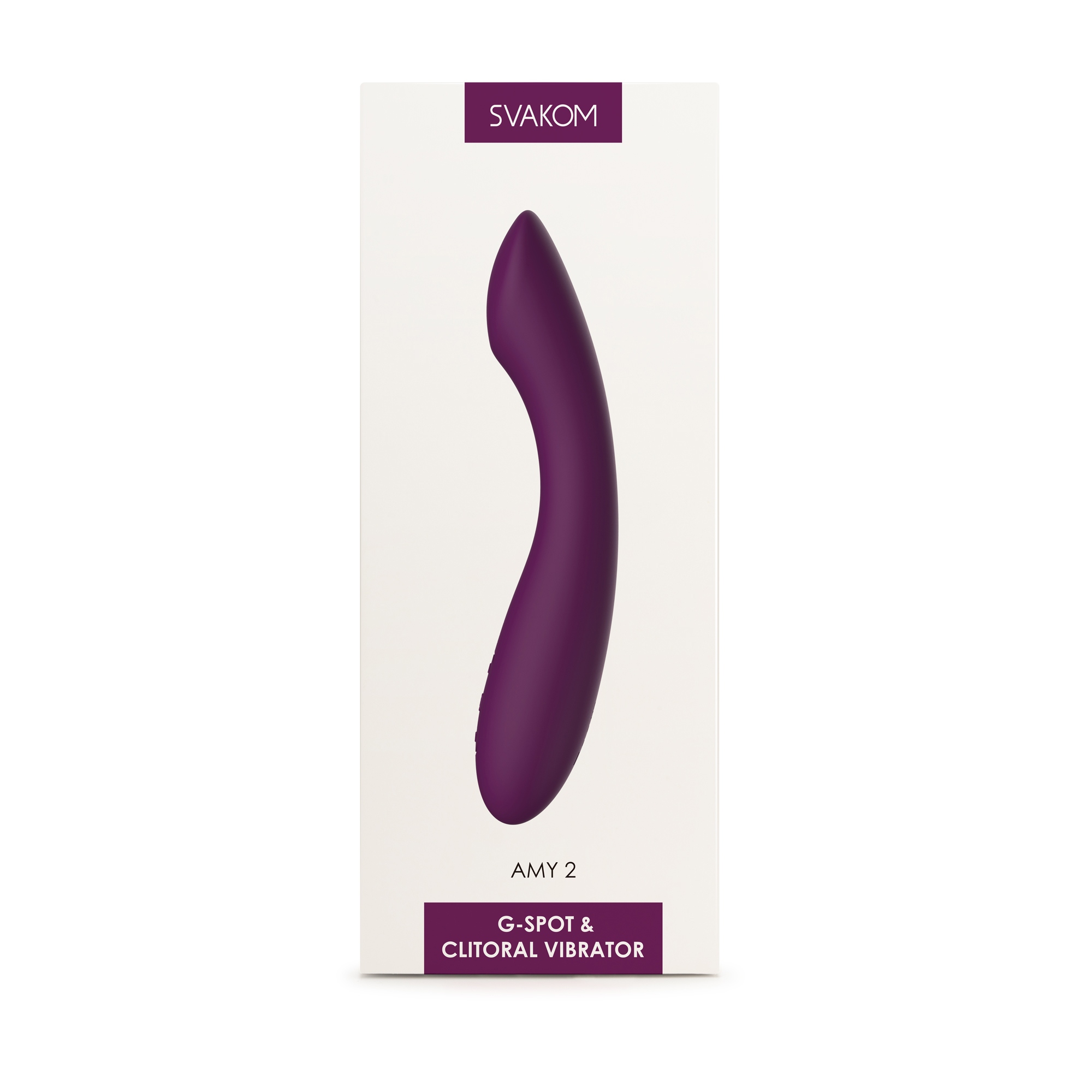 

Svakom Wibrator Amy 2 G-spot Fioletowy