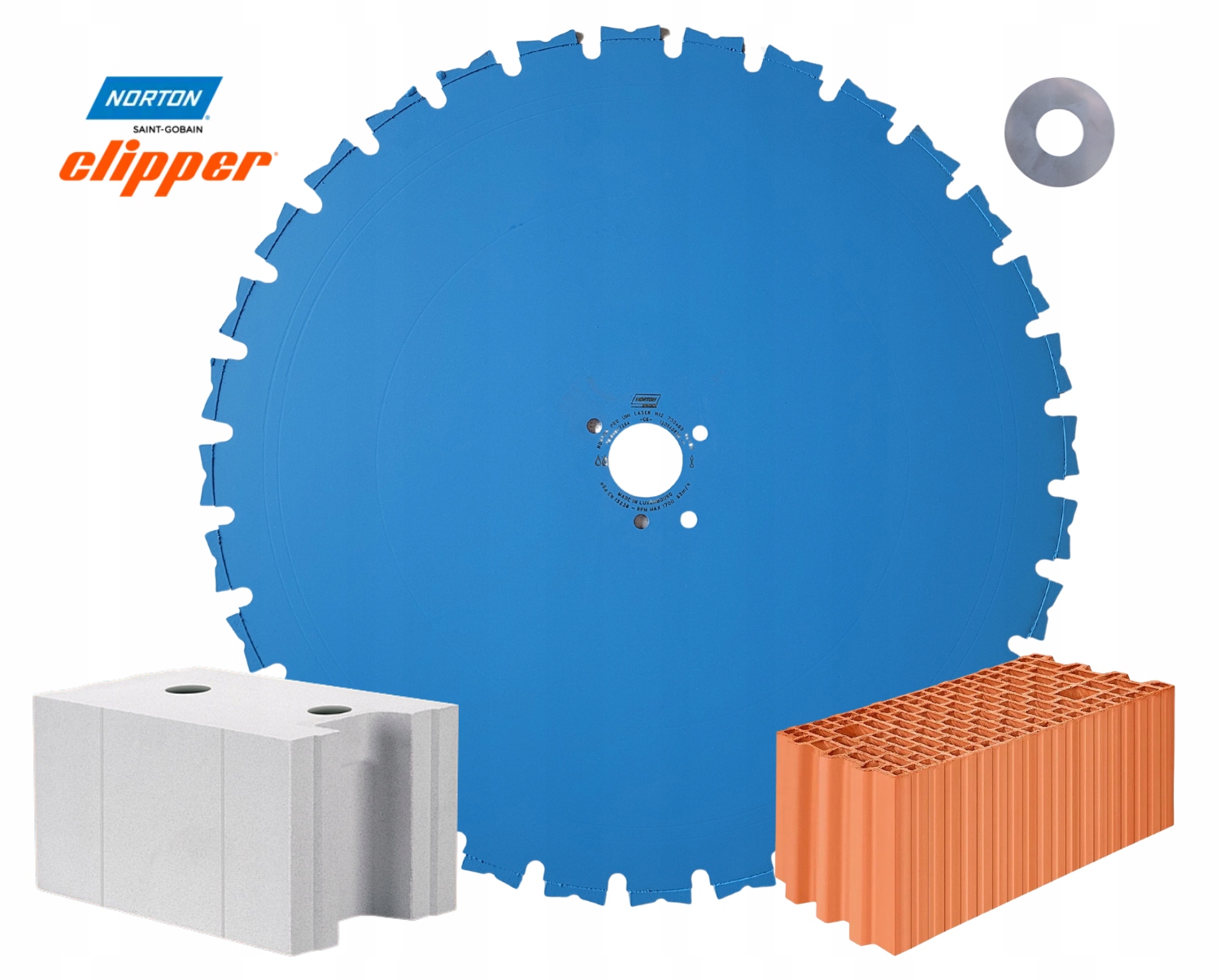 Tarcza diamentowa Norton Clipper Pro Uni Laser 700x25,4mm H12 do betonu