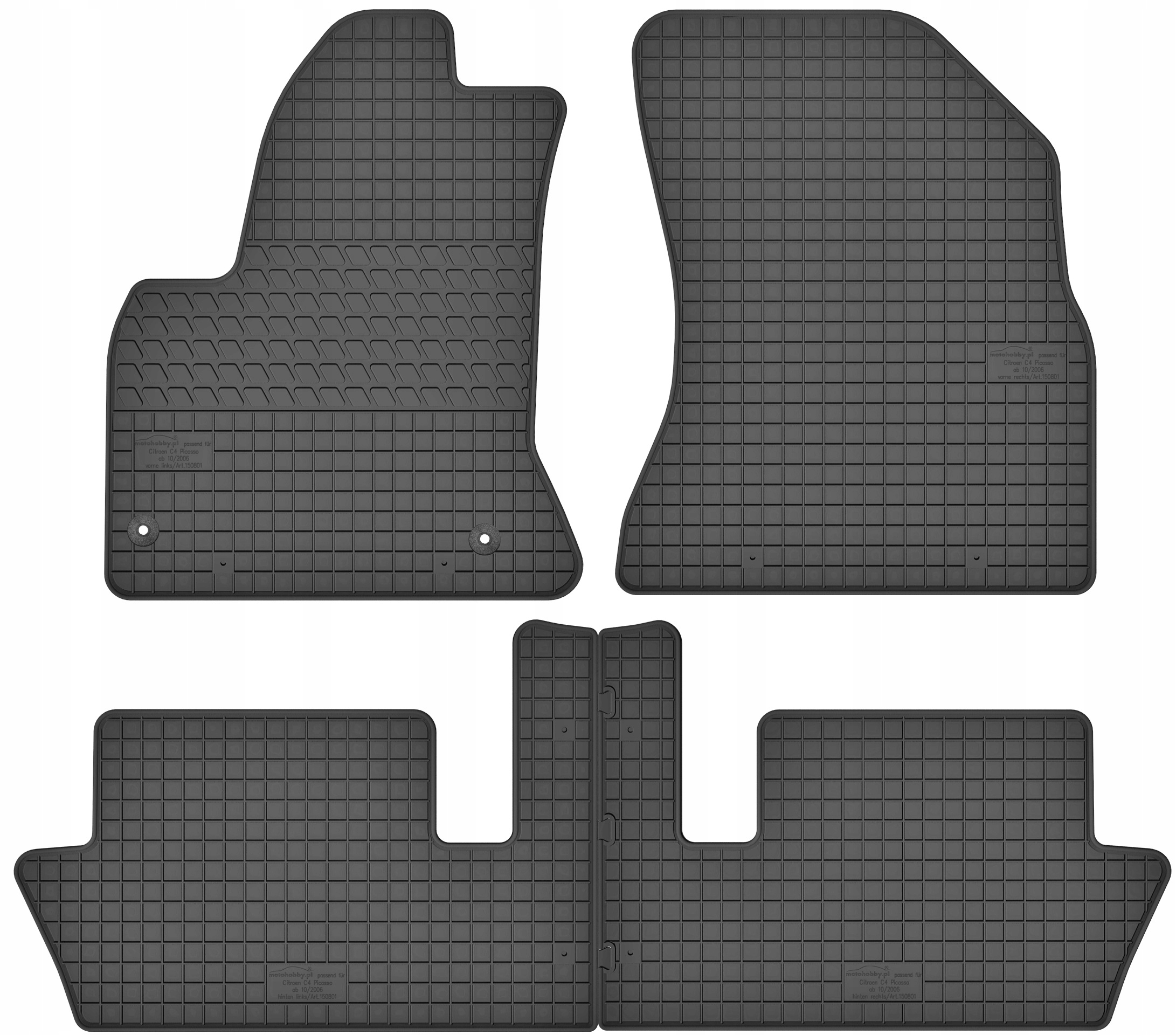 

Citroen C4 Picasso 2006-2013 Dywaniki gumowe