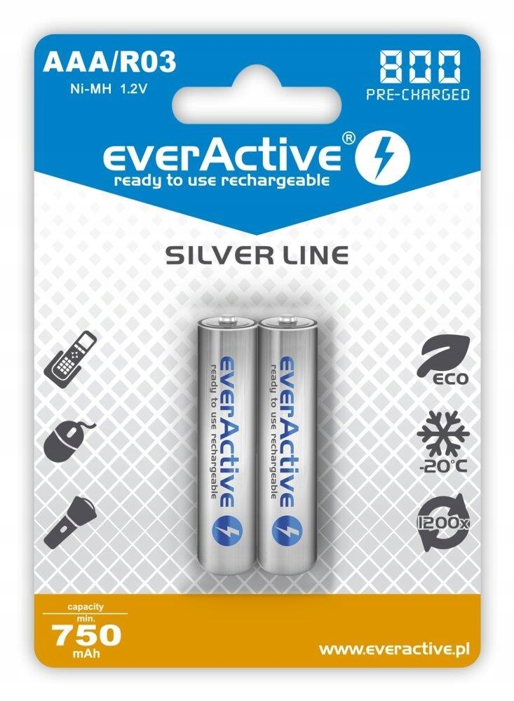 Everactive Akumulatorki AAA/R03 everActive Silver