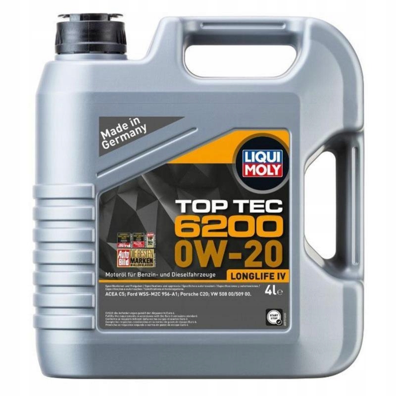Liqui Moly Top Tec 6200 0w20 4L 20789 syntetyczny olej silnikowy
