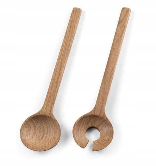 Bitz Oak Dřevěné příbory Lžíce na servírování salátů 24 cm Dubové