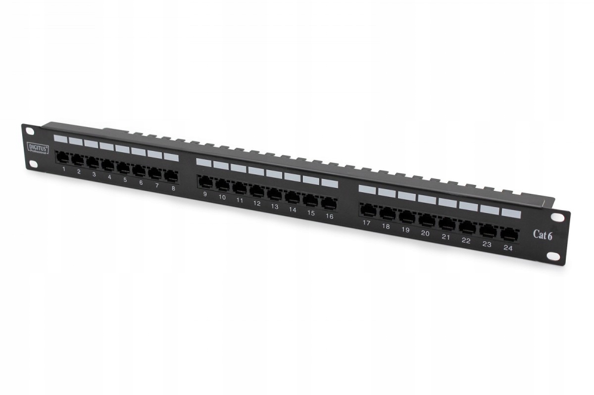 Digitus Patch panel 19'' 24x RJ45, Lsa, kat. 6