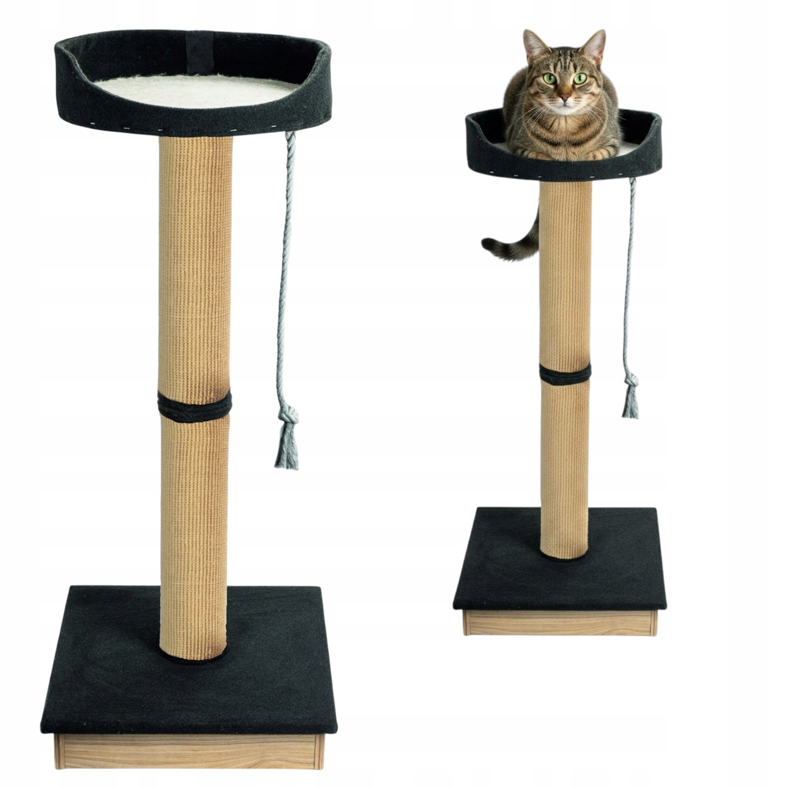 Ecomfy Wysoki Drapak Drzewko Tower wieża dla kota 120cm Beżowy