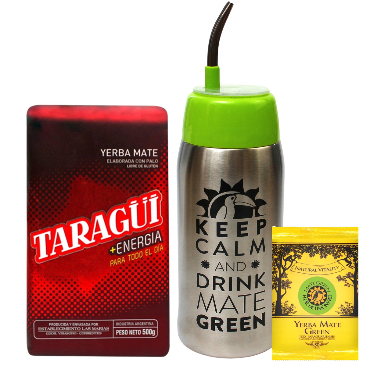 Energetická sada pro yerba maté: Yerbomos 4.0 Taragui Energia 500 g