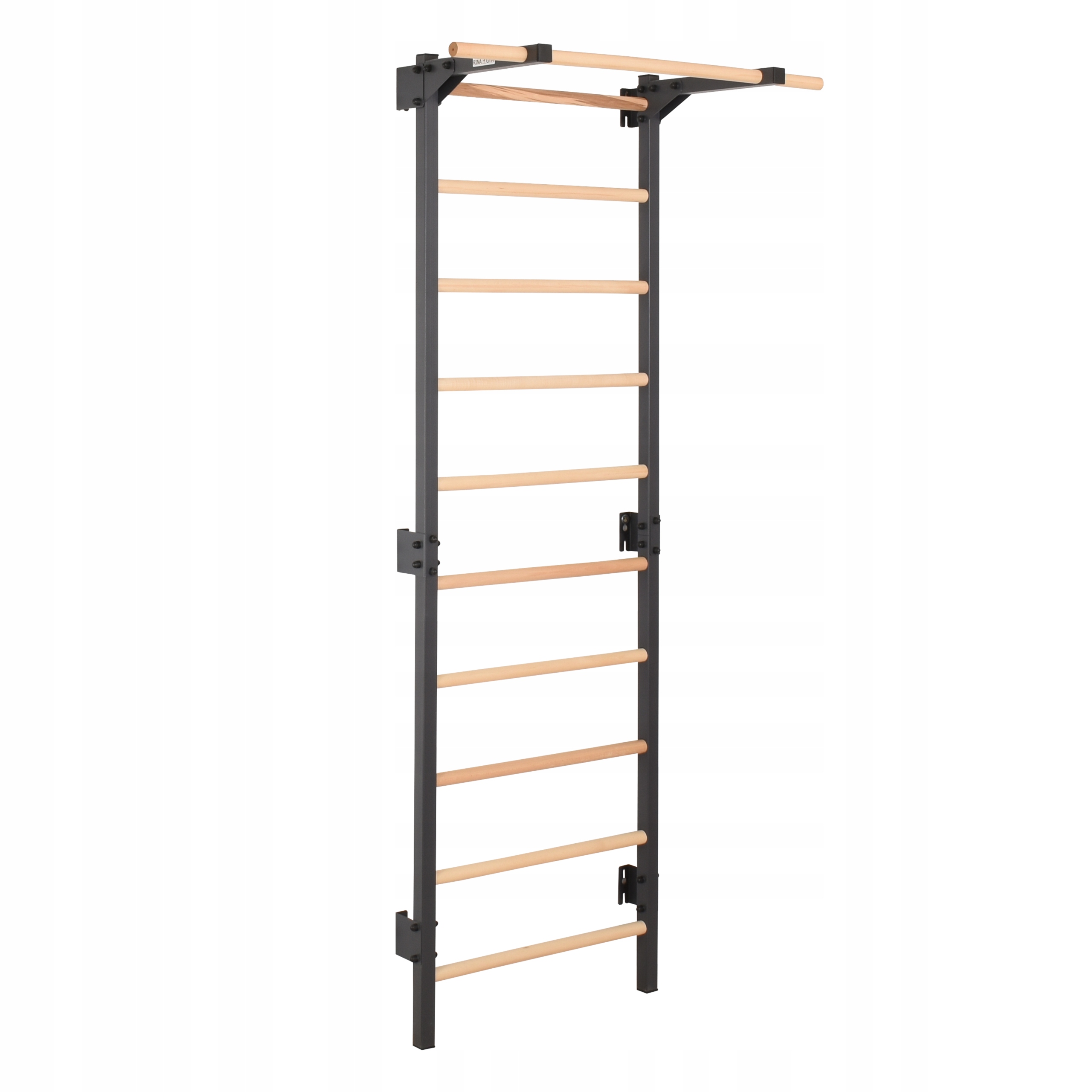 Kovový gymnastický žebřík Steel Pure s grafit tyčí Rinagym