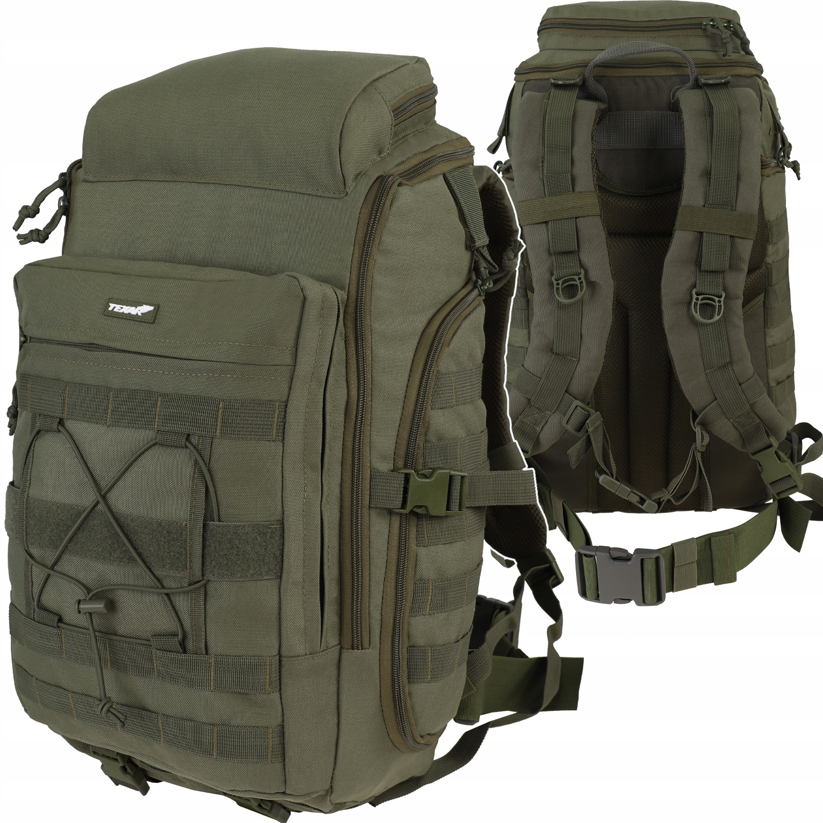 Batoh Texar 57 L Aldus Taktický Vojenský Molle/pals Olivový