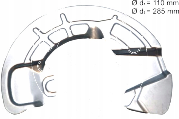 OSŁONA TARCZY HAMULCOWEJ AIC Producent części AIC