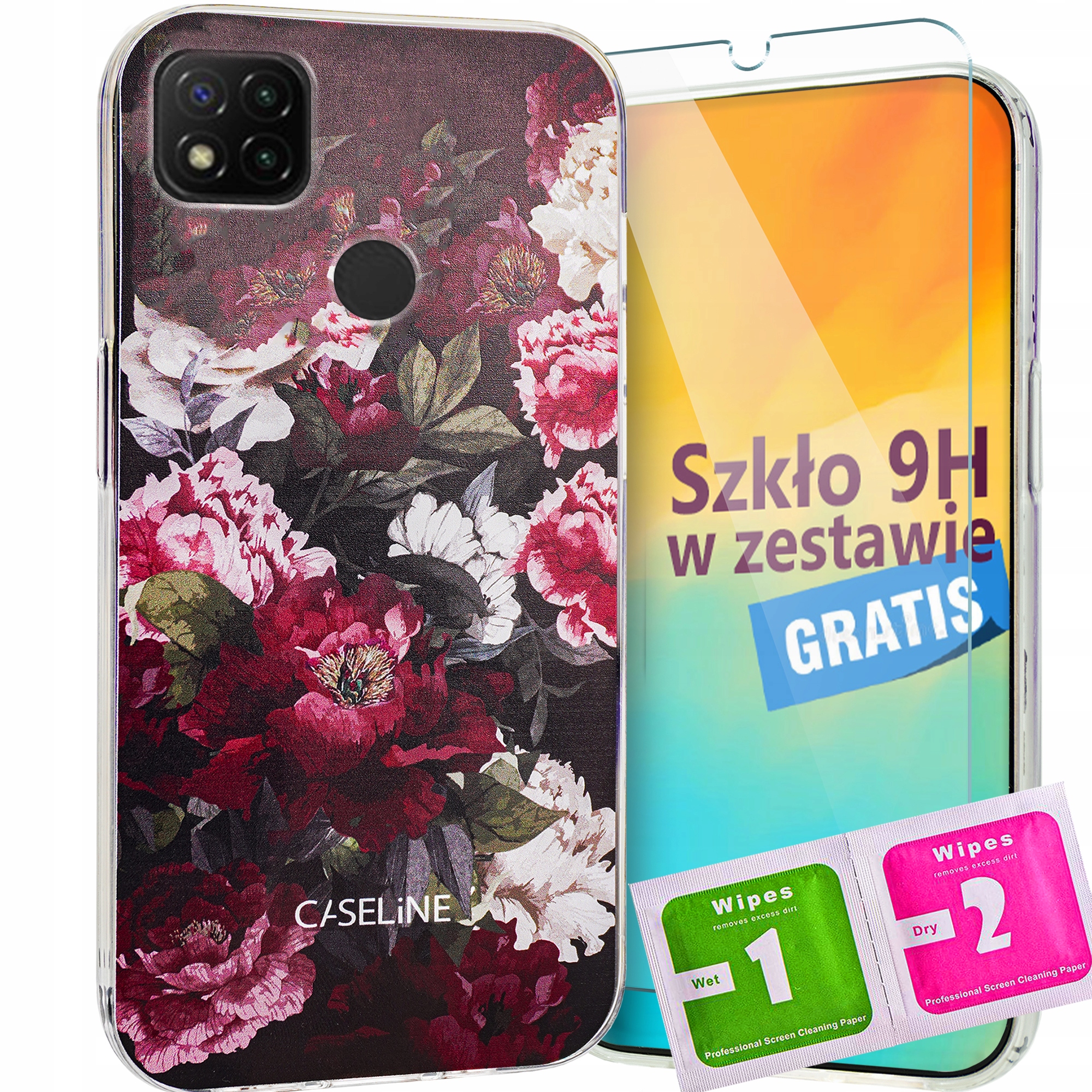 

Etui do Xiaomi Redmi 9C guma case silikon Szkło