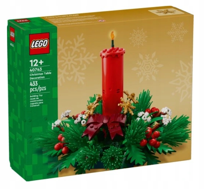 Lego 40743 – Vánoční Dekorace Na Stůl