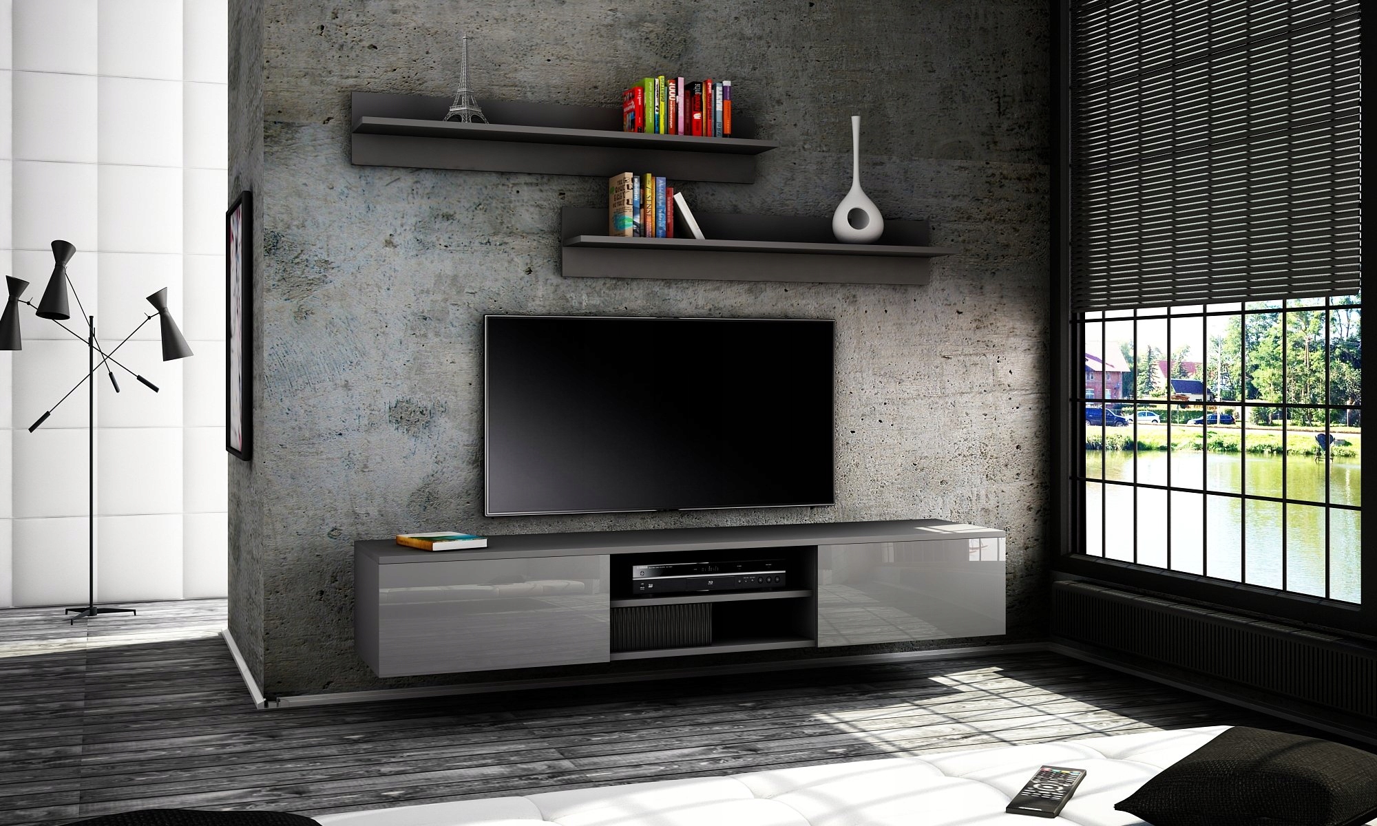 SZAFKA WISZĄCA RTV 180 POŁYSK, RÓŻNE KOLORY! HIT!! Kolekcja ROMA