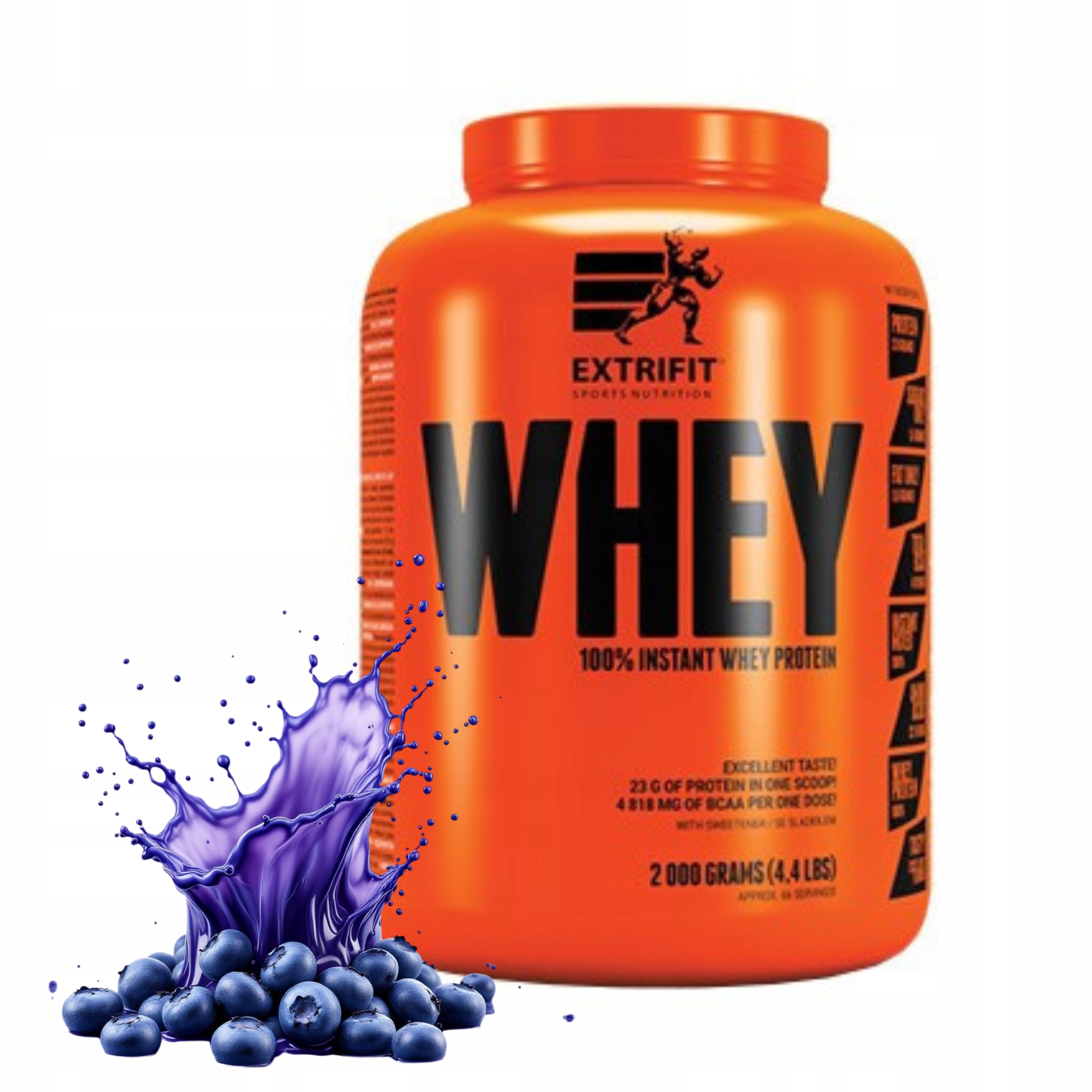 Syrovátkový Protein Extrifit 100% Whey Protein 2 kg Jahoda Wpc Doplněk Stravy
