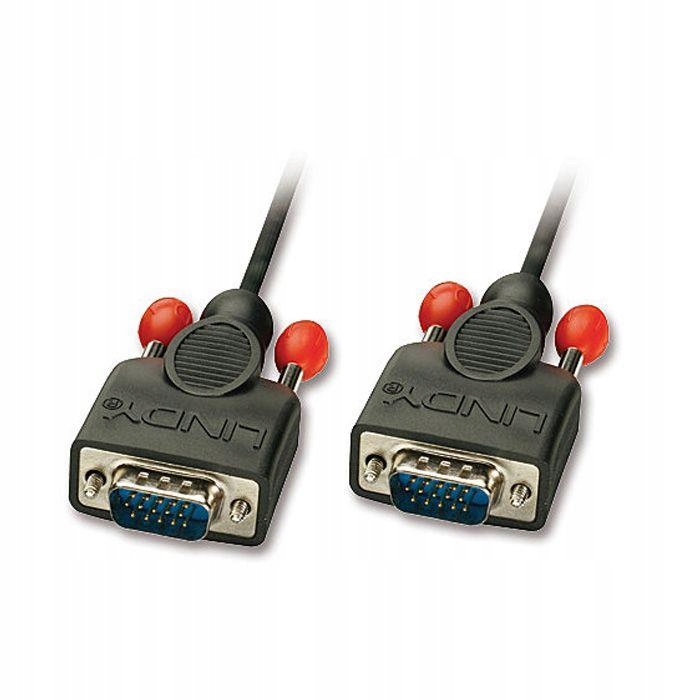 Kabel VGA LINDY M/M 10m czarny Stan opakowania oryginalne