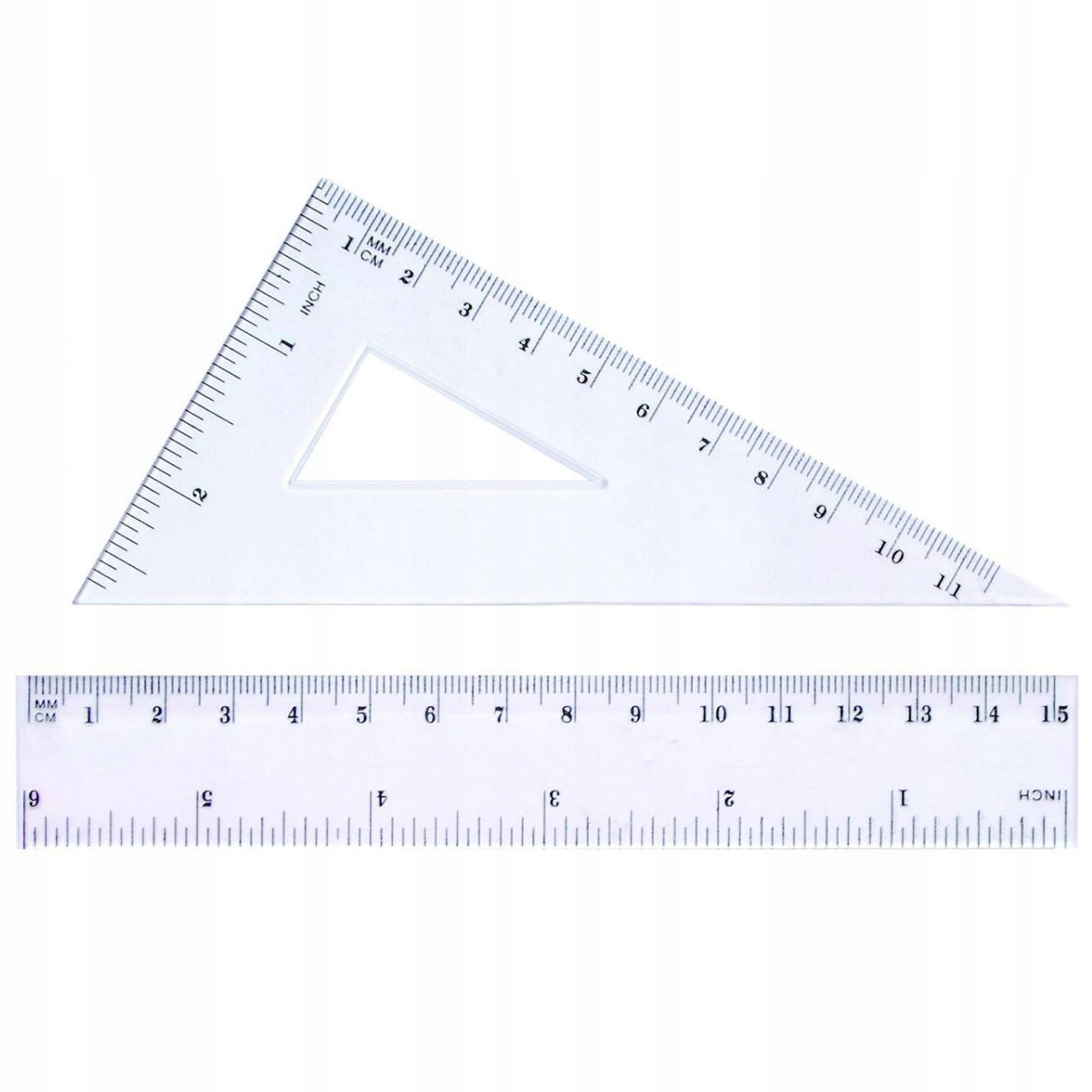 ZESTAW GEOMETRYCZNY SZKOLNY BL001-AK TETIS 4 ELEM. Marka Tetis