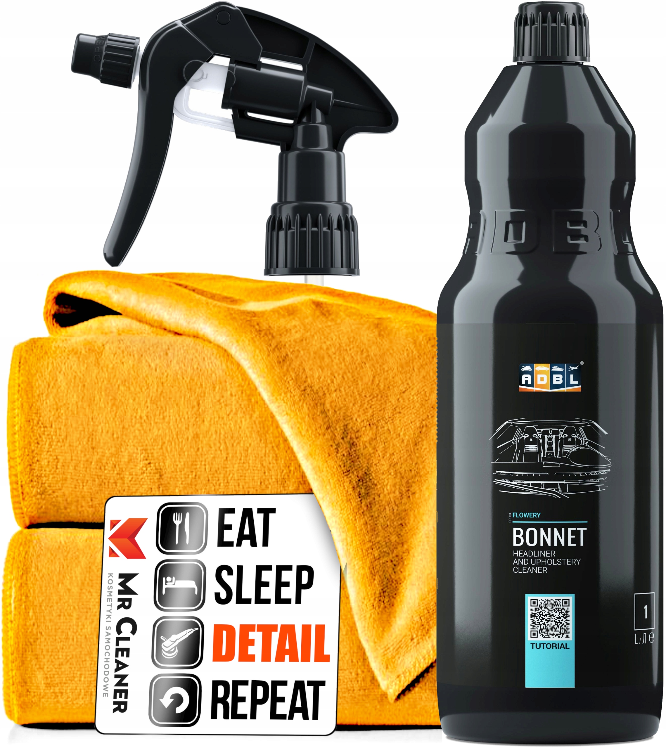 ADBL BONNET PŁYN DO CZYSZCZENIA TAPICERKI FOTELI PODSUFITKI W AUCIE 1000 ML