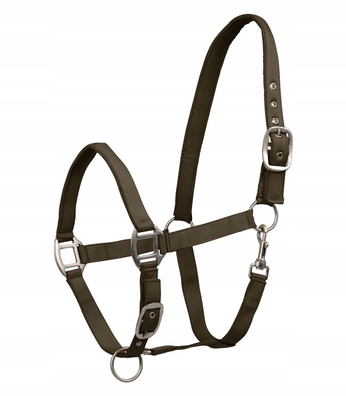 Kantar Satin Waldhausen miękko wyściełany regulowany green brown Pony