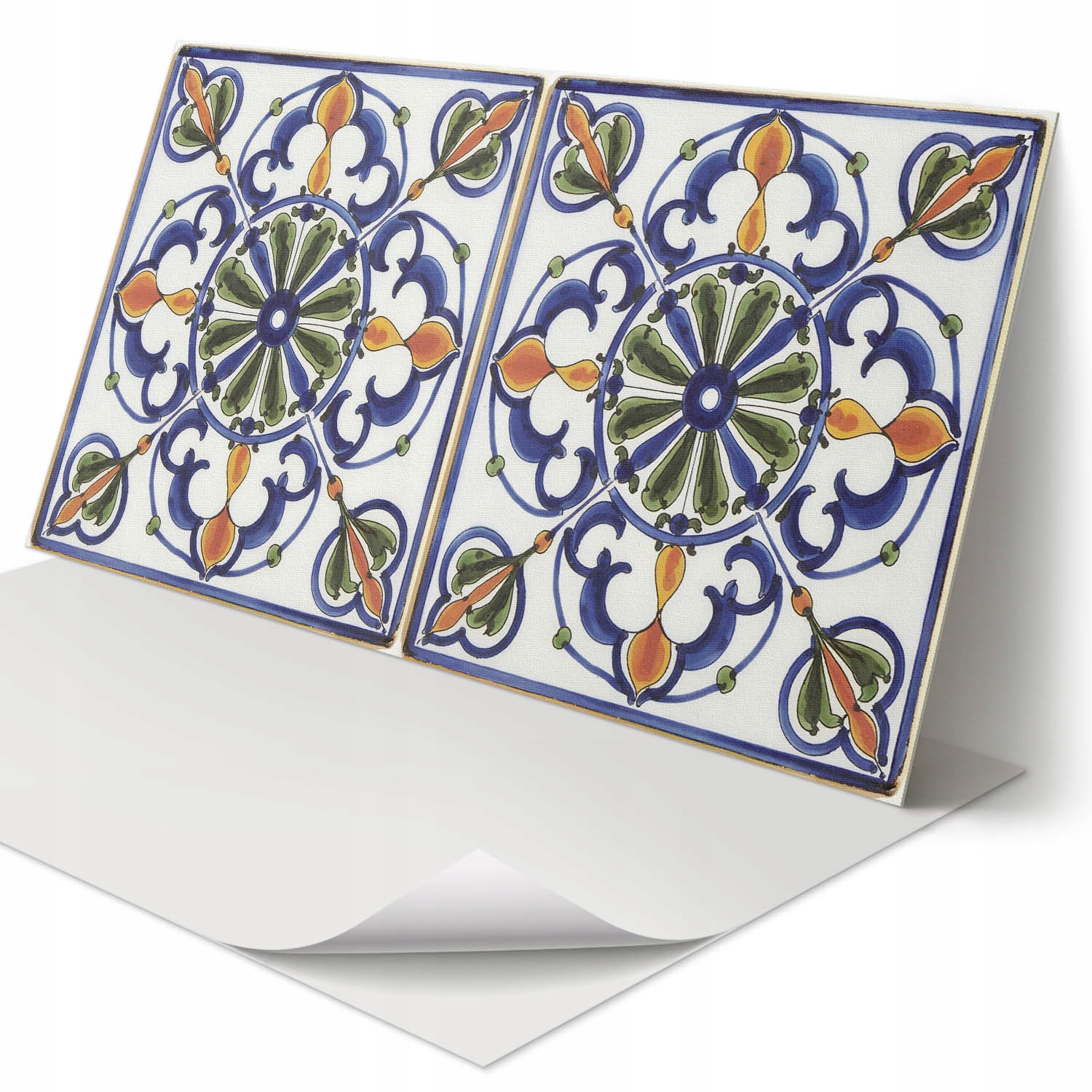 Vinylový panel s motivem do kuchyně Rostlinný vzor s ornamenty 120 x 60 cm