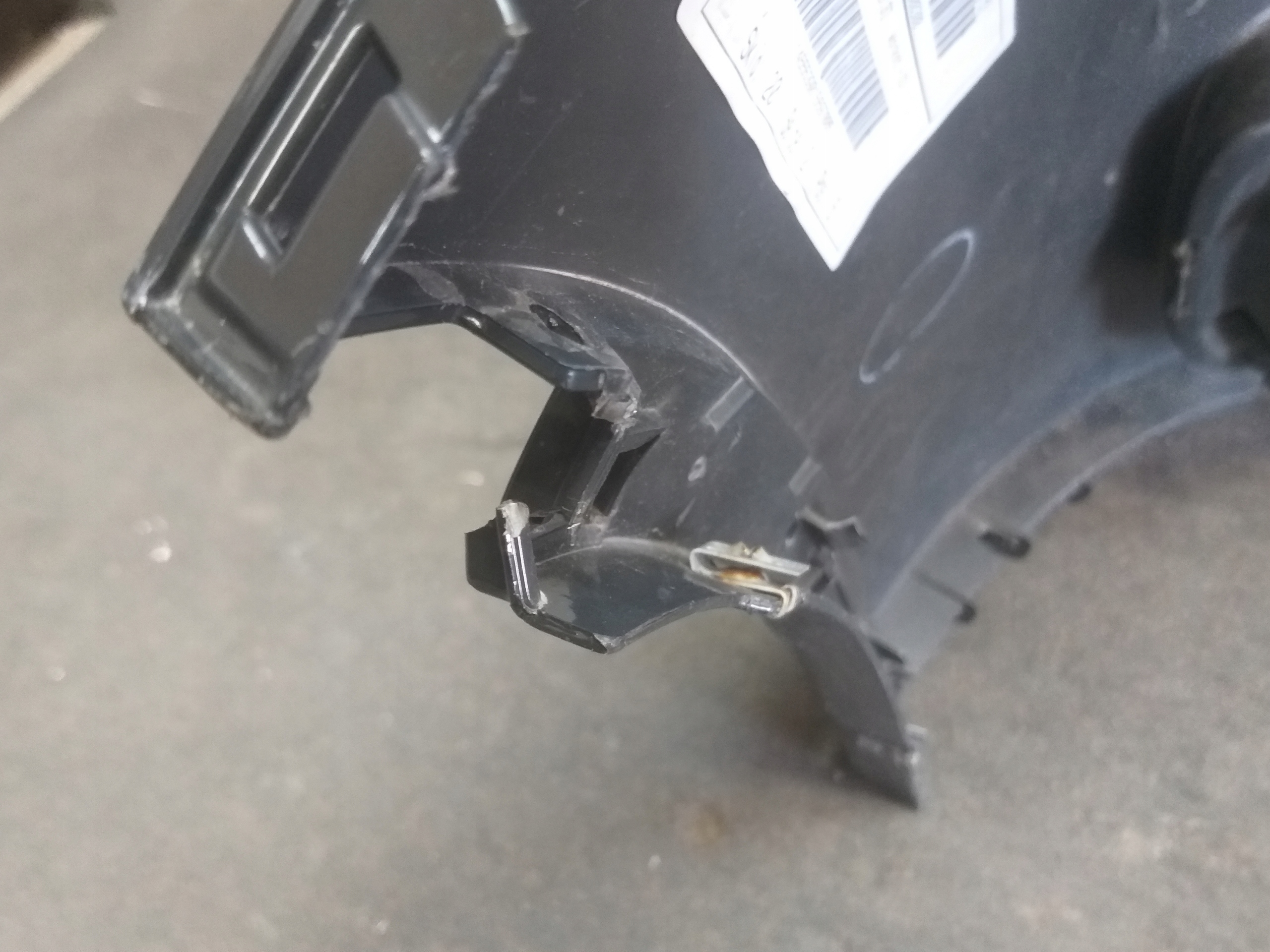 BUMPER FRONT VW TIGUAN LIFT 11-15 5N0