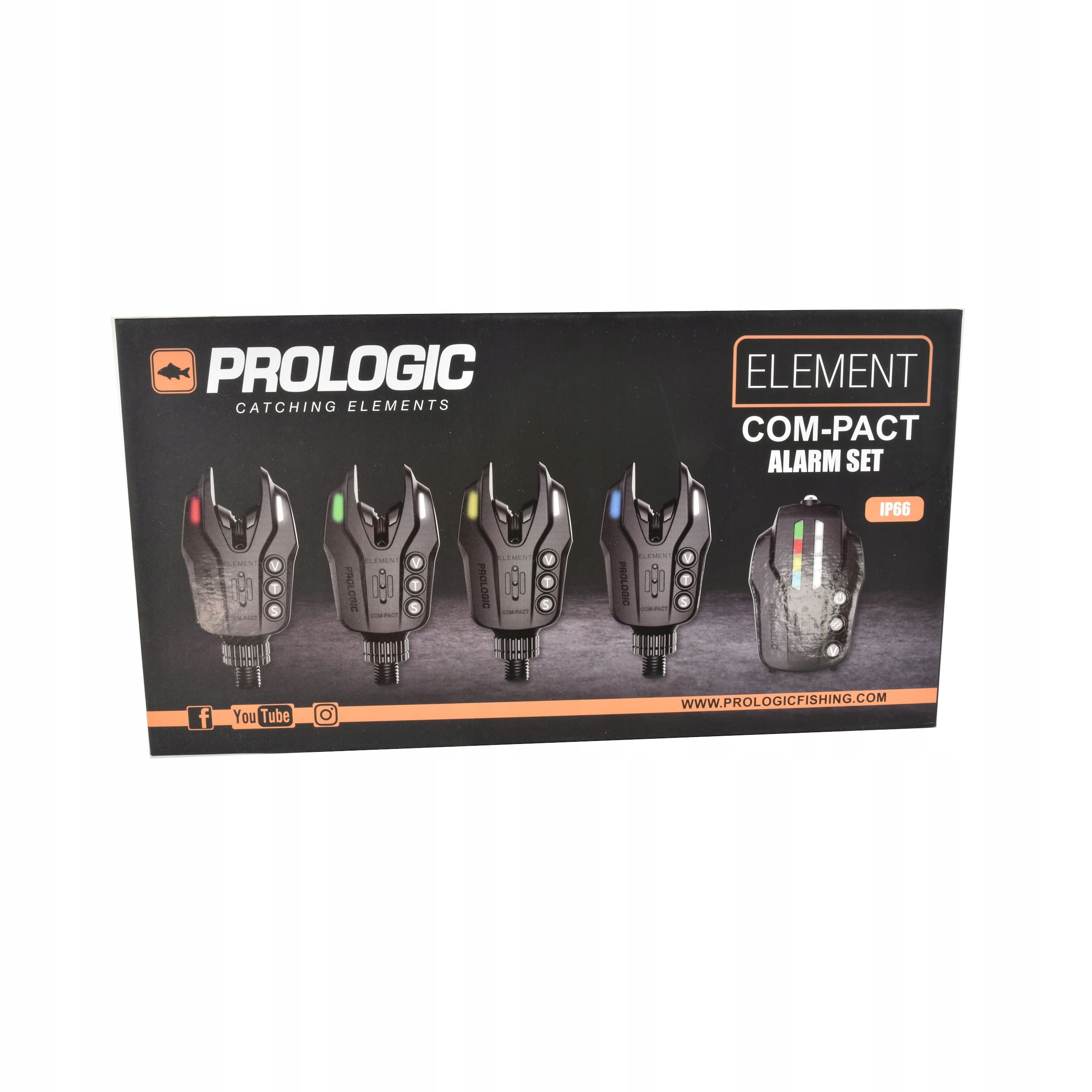 Zestaw sygnalizatorów wędkarskich Prologic Element Com-Pact 4+1
