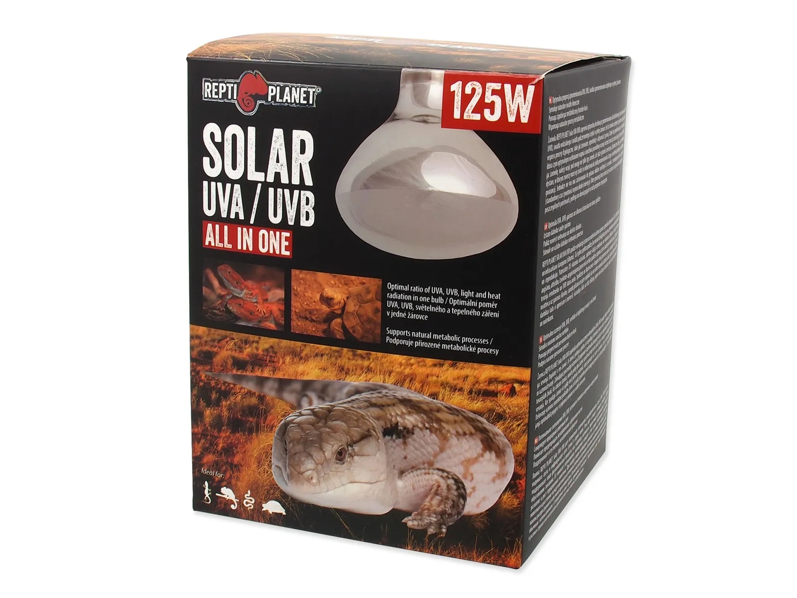 Solární žárovka Uva Uvb 125 W solární žárovka do terária Repti Planet