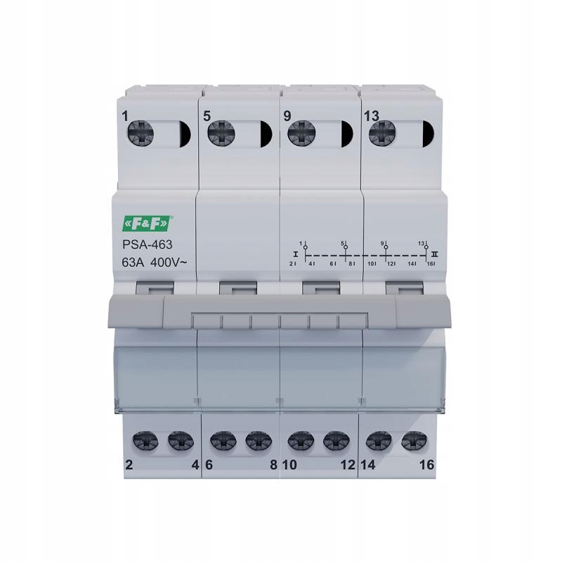 

F&f Przełącznik Sieć-agregat 4P 1-0-2 PSA-463