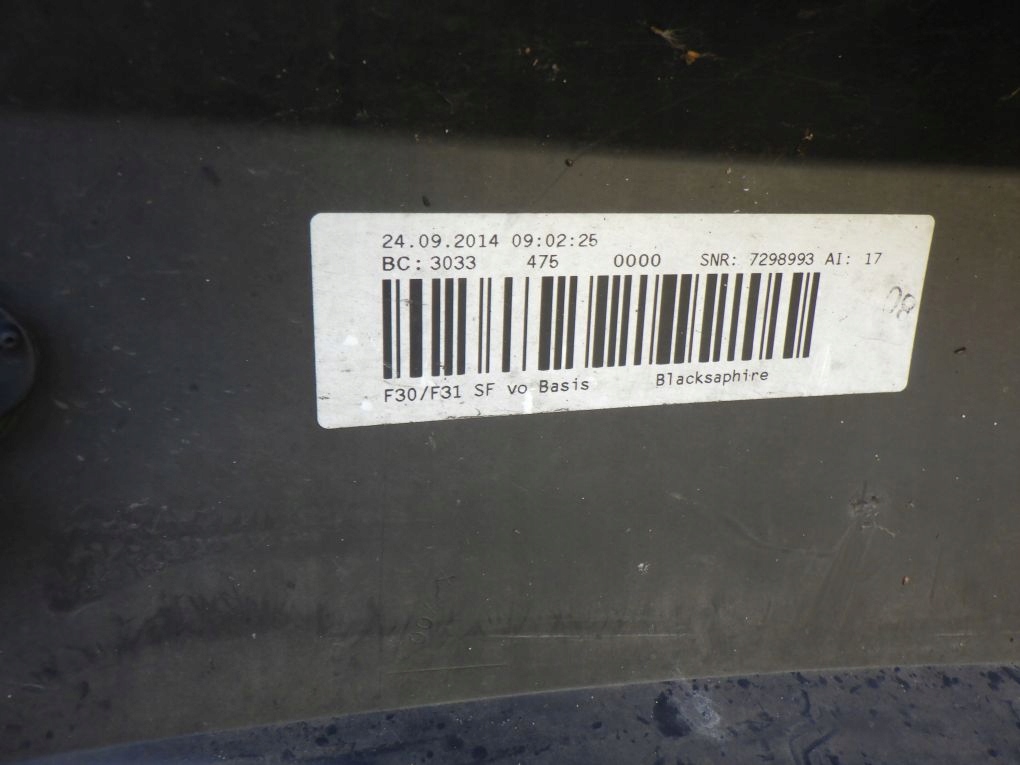 BMW 3 F30 F31 front bumper