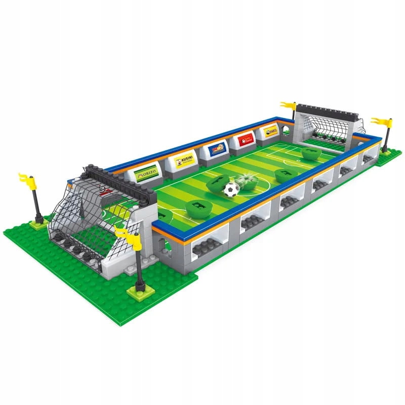 Stadion piłkarski Klocki 273 elementy Piłka Mecz Klub