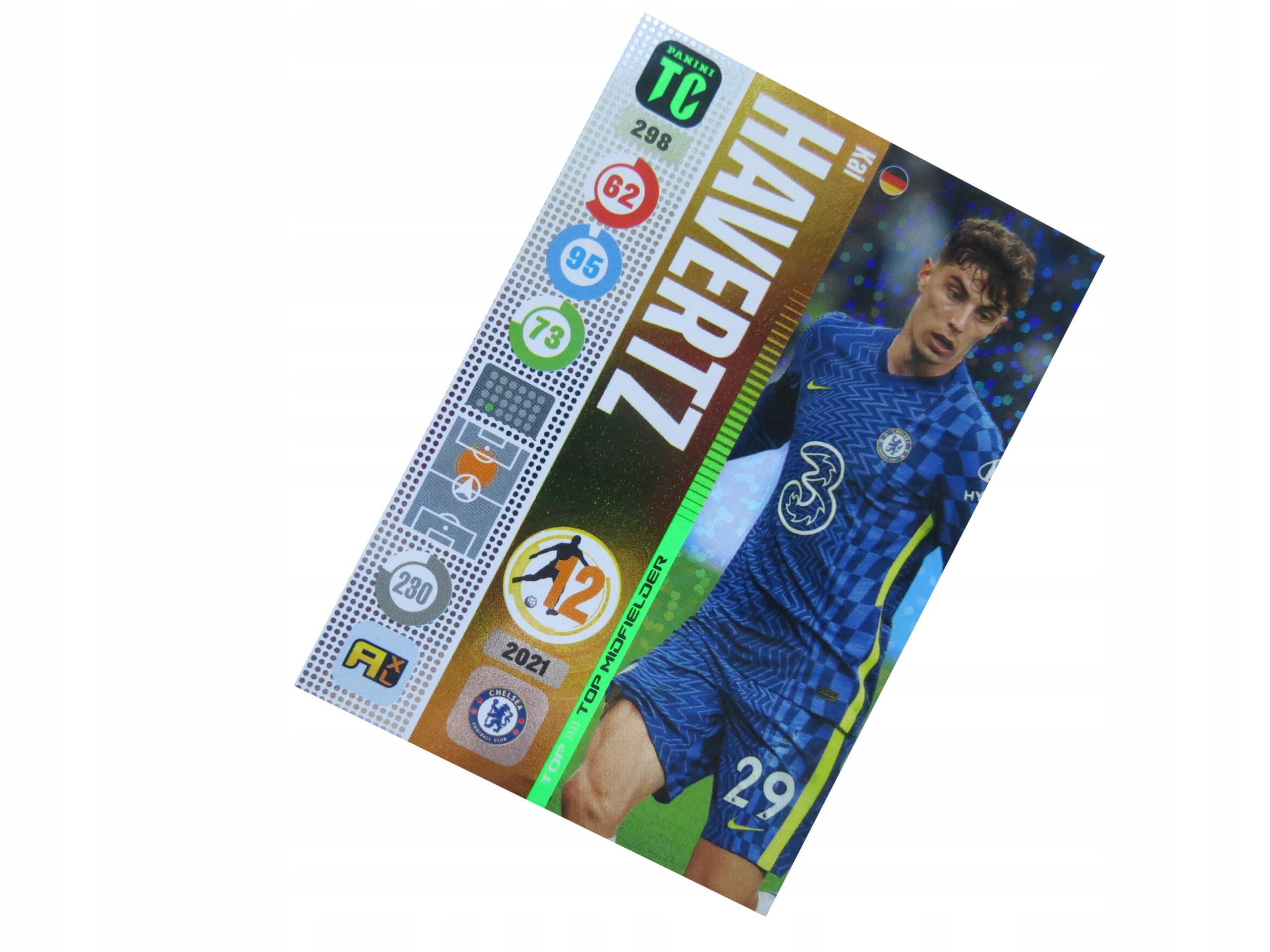 Panini Top Class 2022 Karty Piłkarskie Top Midfielder Havertz 298 Chelsea