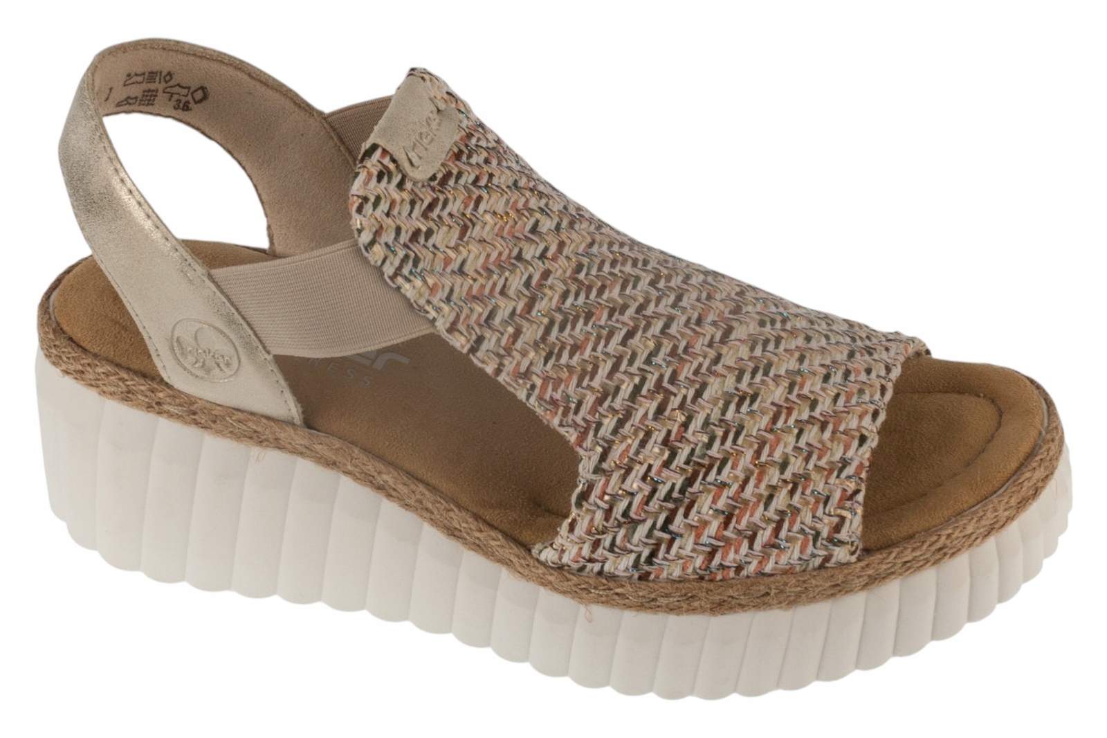 Rieker dámské sandály Rieker Sandals 69172 -60 koturn velikost 40