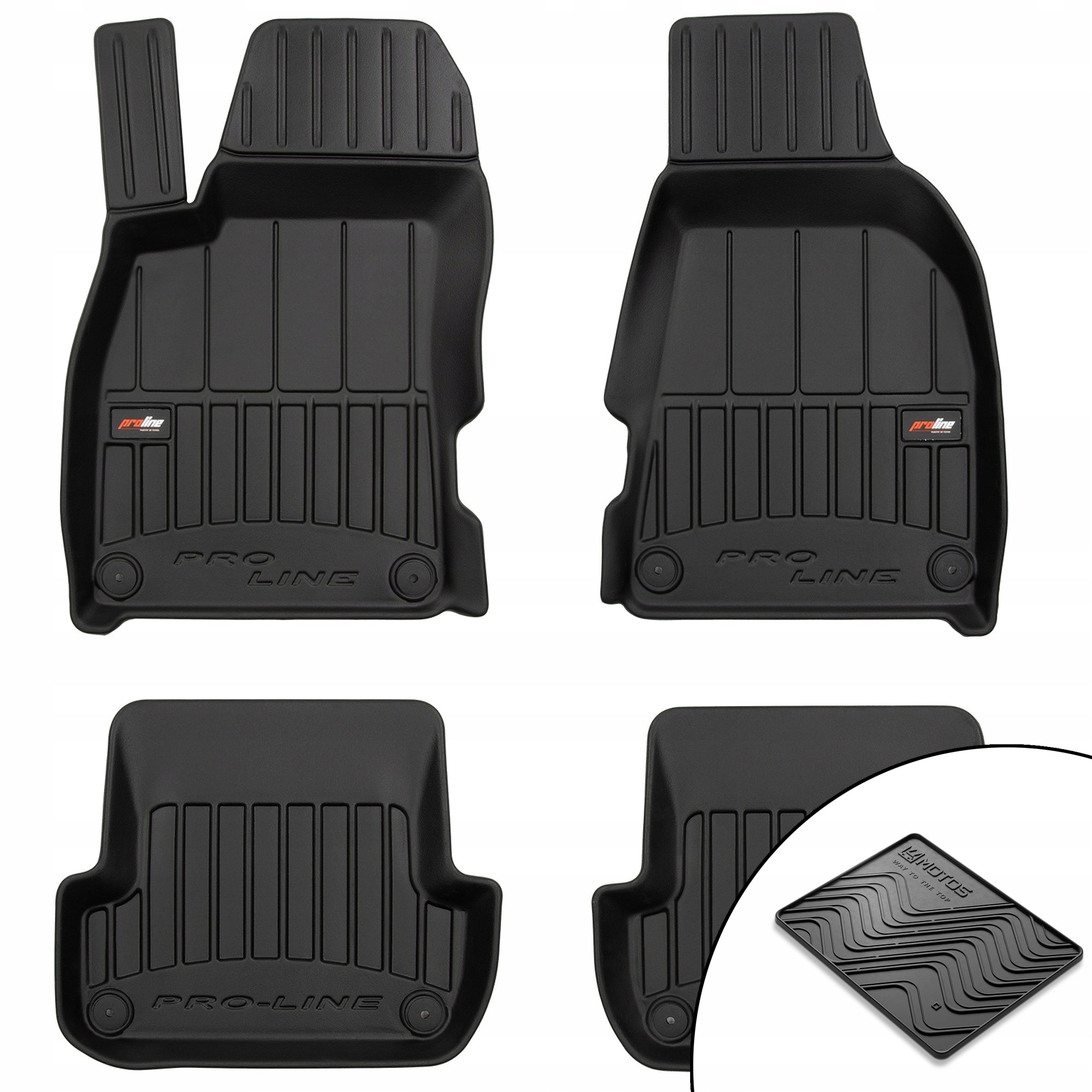 3D gumové koberce Audi RS4 B7 2006-2008 podložka bonus