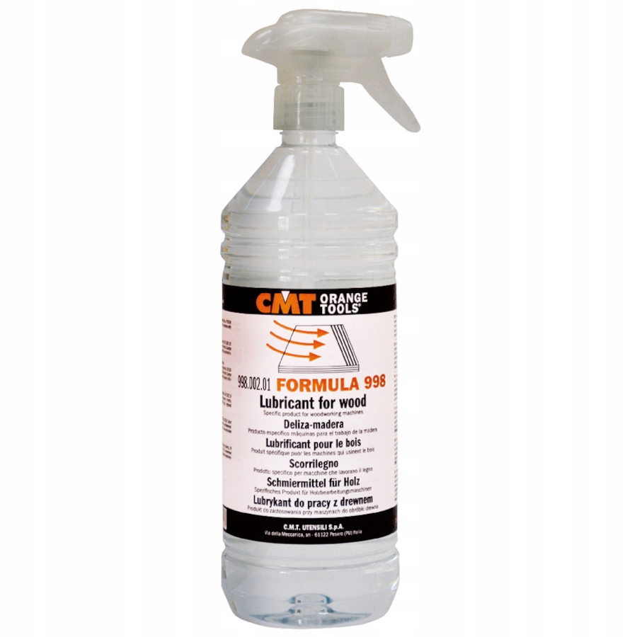 

Płyn lubrykant do blatów maszyn 1L spray Cmt