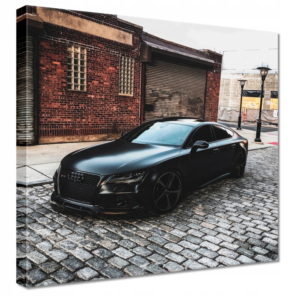 Obraz 20x20 Czarne Audi RS