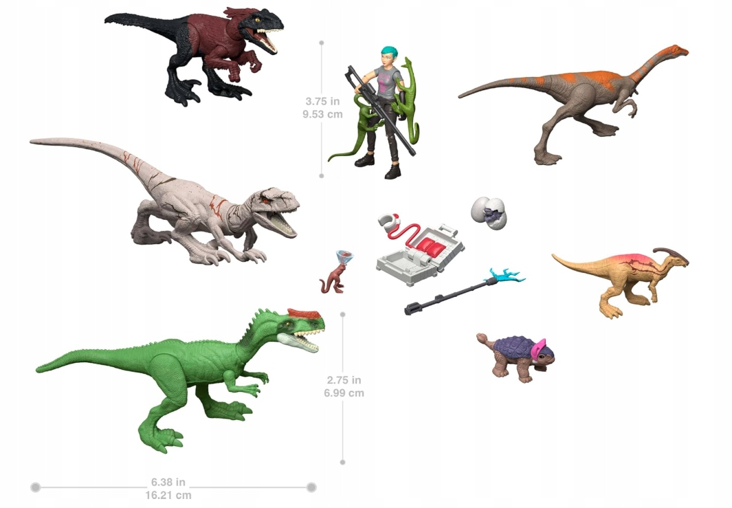 Адвент-календарь Jurassic World Chaos Theory, 12 сюрпризов с динозаврами, от 4 лет — фото 2