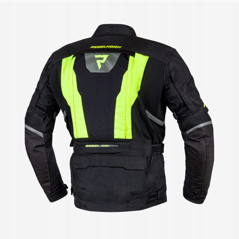 KURTKA TEKSTYLNA REBELHORN HARDY II BLACK/FLO M Rozmiar M