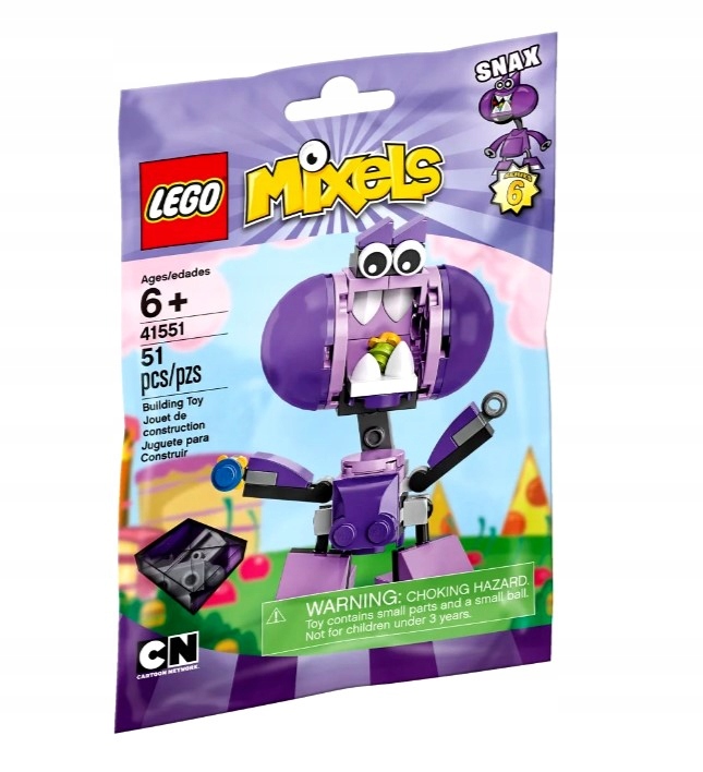 Lego Mixels Snax Série 6 Unikátní 2015 rok Nové 41551