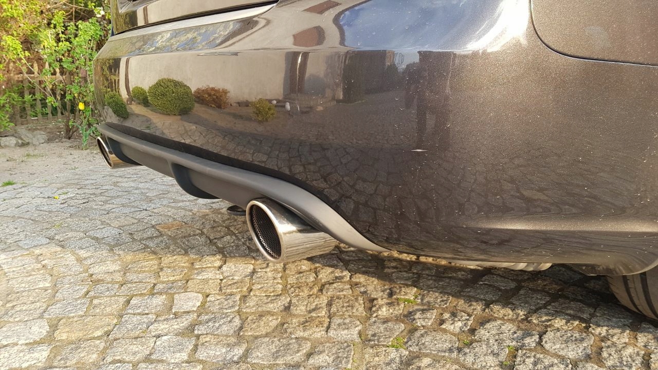 AUDI A4 B7 Sedan Dyfuzor 2 wydechy EAN (GTIN) 5905351090388