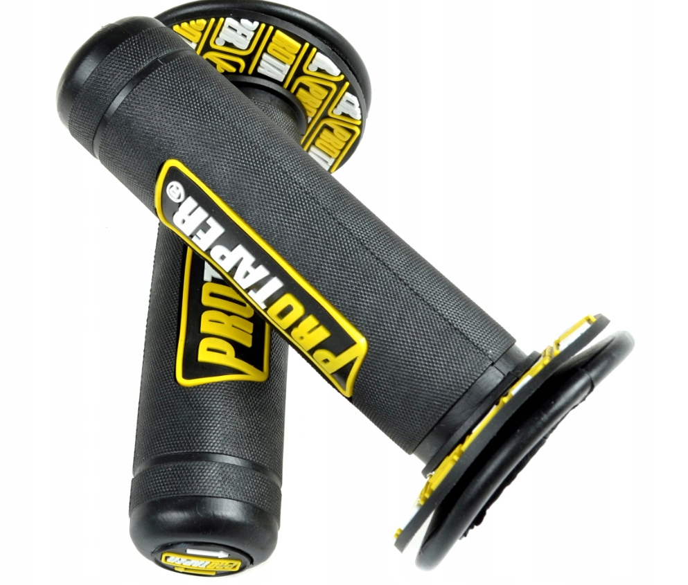 Manetki Grip Protaper – Chwyty do motocykla rowera Cross/Enduro ŻÓŁTE