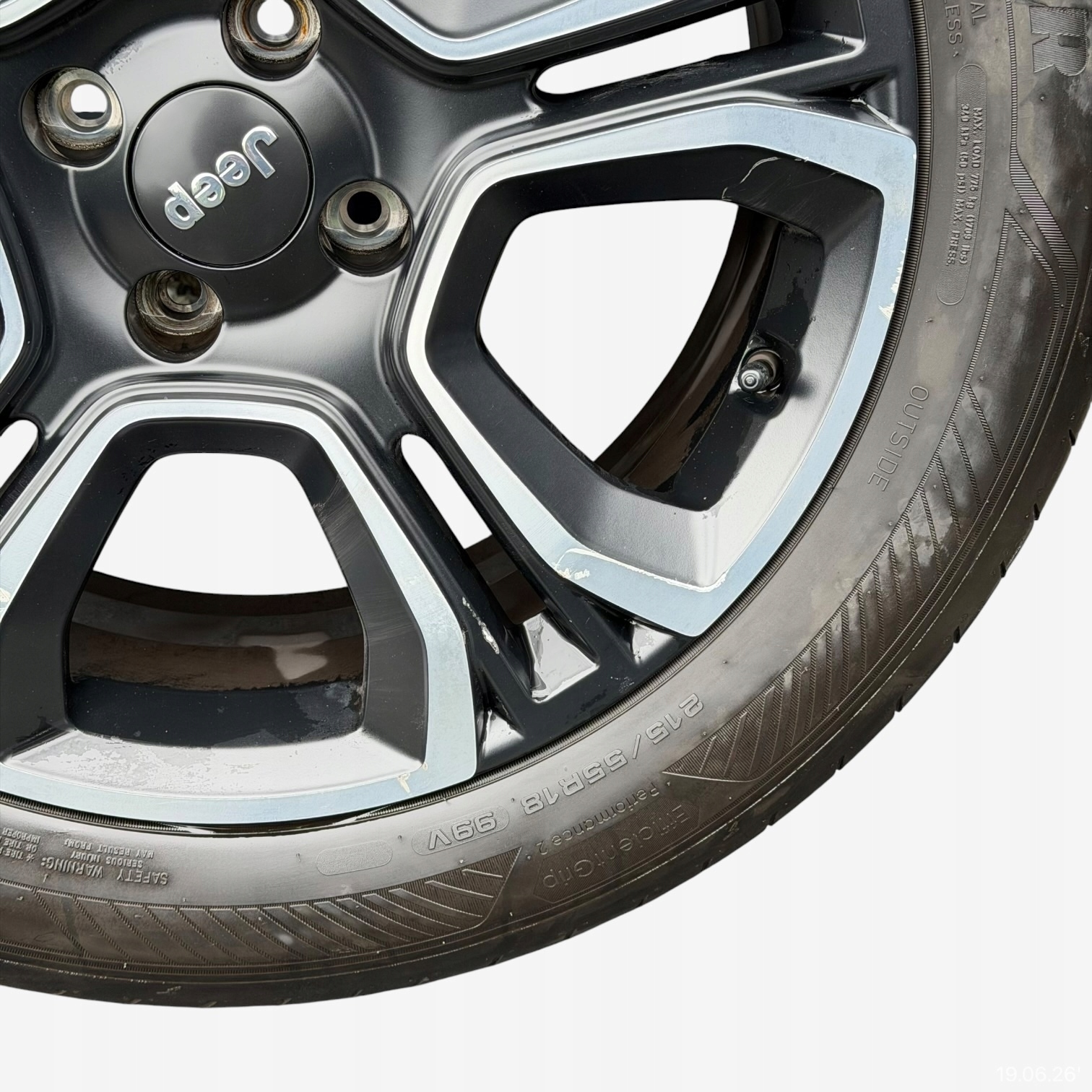 discs wheels tyres JEEP AVENGER GOODYEAR 215/55/18" 4MM summer