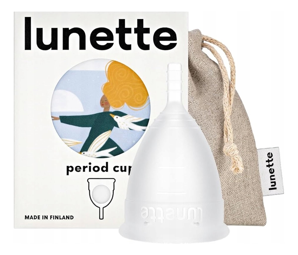 Lunette Period Cup kubeczek menstruacyjny Bezbarwny 41mm 50ml
