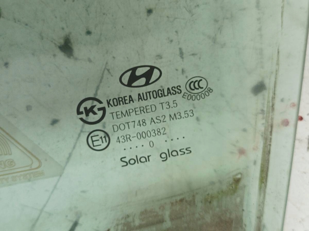 window door left front 10 R KOREA AUTOGLASS SOLAR Hyundai ix55 and