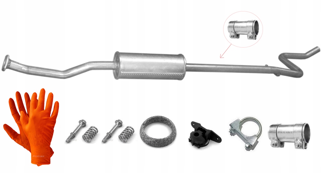 Citroen C3 1.4 55-66kW (2002-2009) Tlumič Oe 1717R9