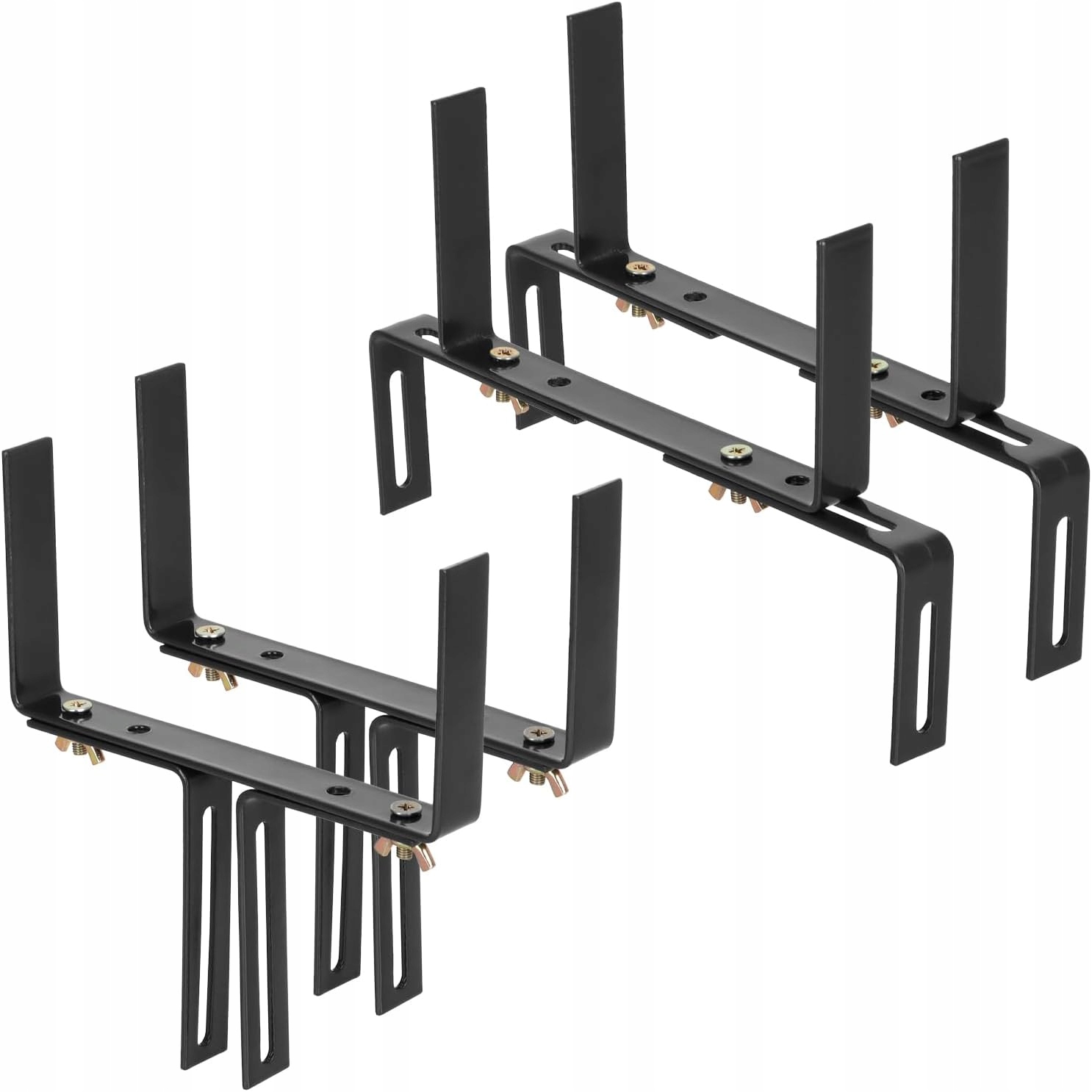 4x METALOWE UCHWYTY DO SKRZYNEK BALKONOWYCH DONICZEK DONIC REGULOWANE MOCNE Materiał wykonania metal