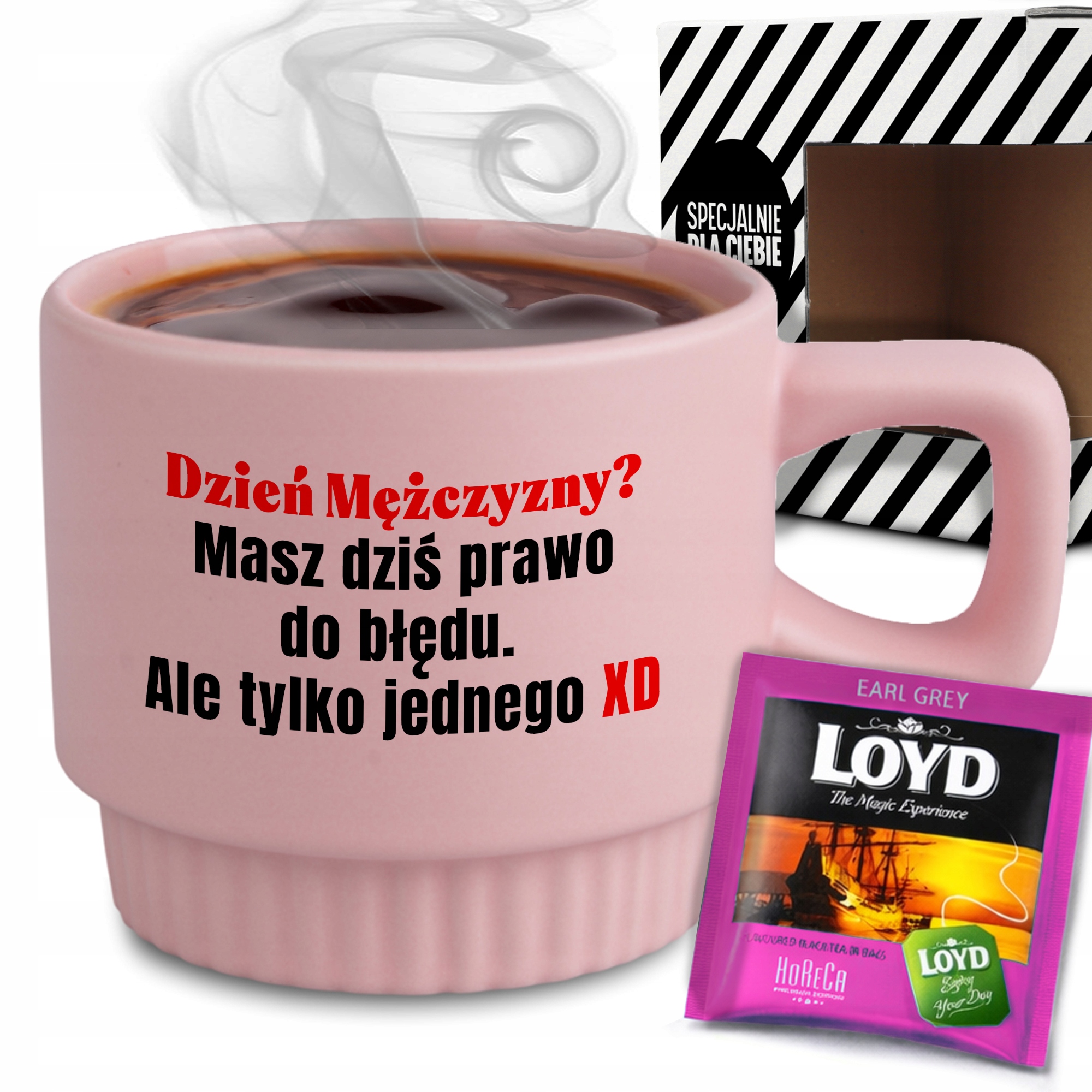 Ryhovaný Hrnček V Krabici Ružový Čaj, Dnes Máte Právo Na Chybný Darček