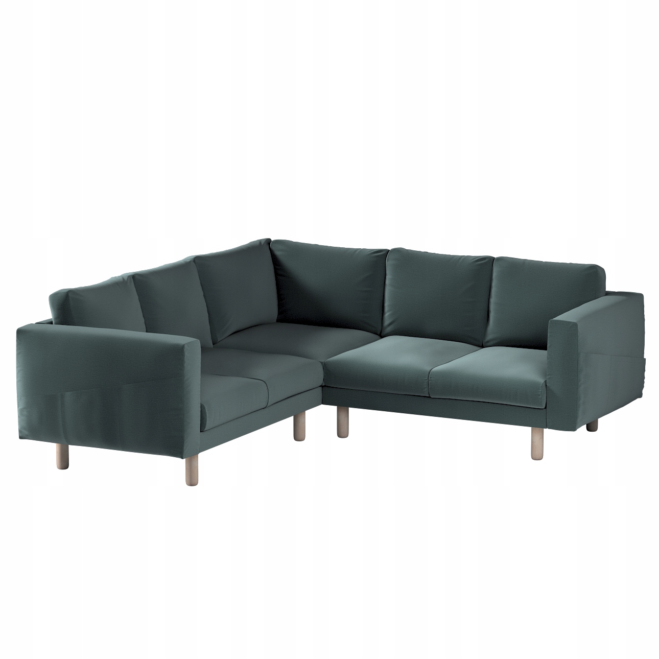 Dekoria Potah na rohovou pohovku Norsborg pro 4 osoby Ikea zelený