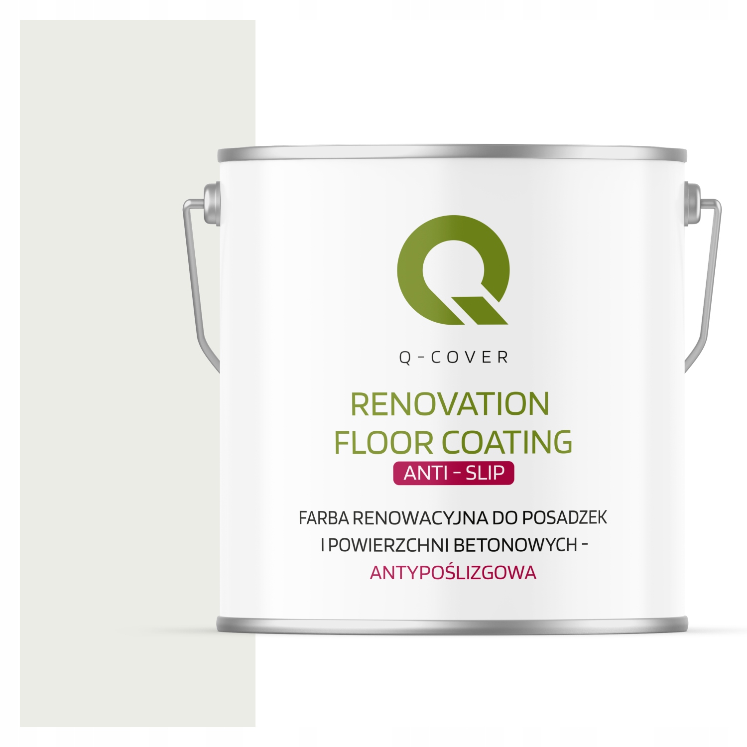 Protišmyková Farba Na Renováciu Betónu V Garáži 5 L Biela Signálna RAL9003