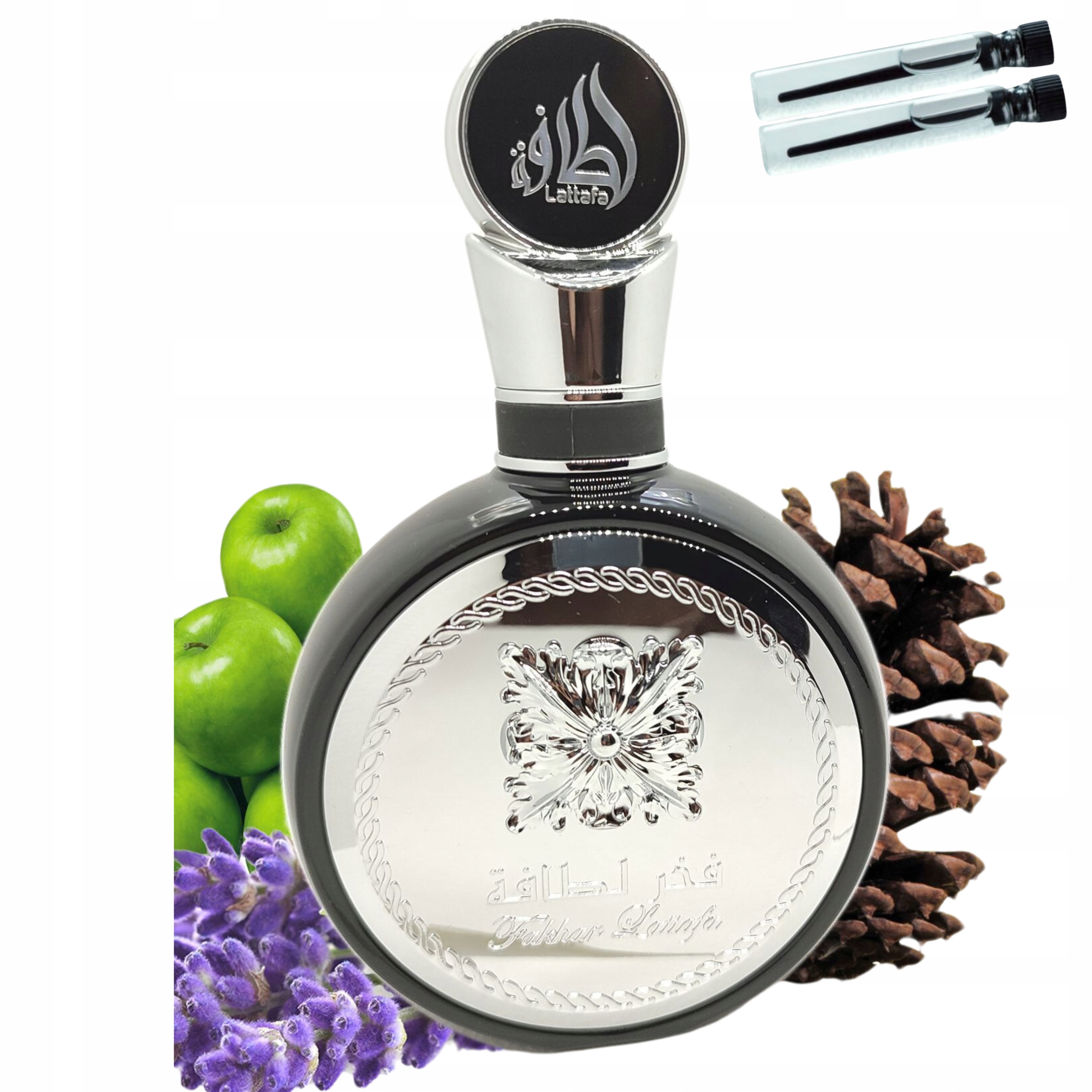 Parfém Lattafa Fakhar Black Pride 100 ml 2 vzorky Dárek