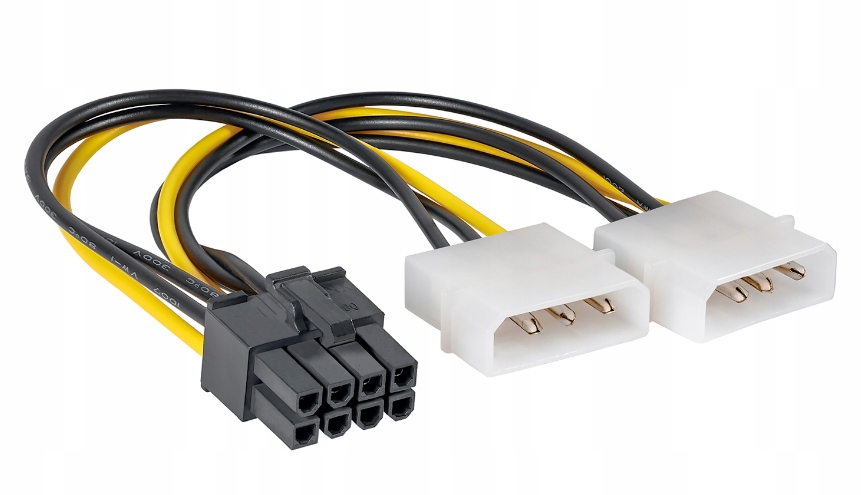 

Adapter 2x Molex (m) PCI-Express (f) 8-pin Ak-ca