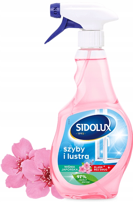 

Sidolux Crystal do mycia szyb kwiat japońskiej wiś